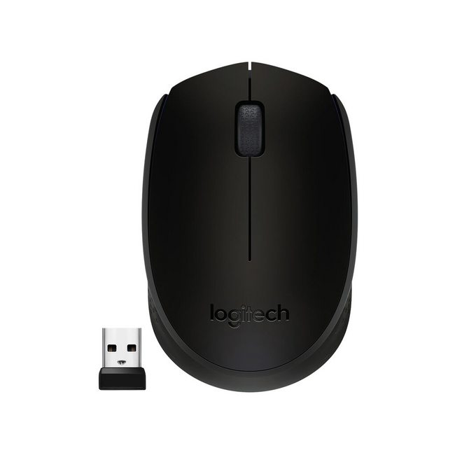 Logitech M170 Wireless Mouse Black Clamshell 910-004940