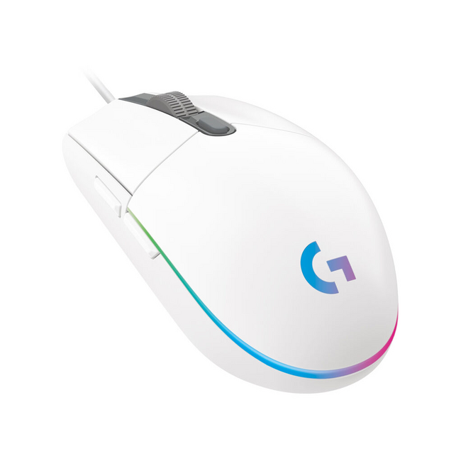 Logitech G203 Lightsync USB Gaming Mouse White 910-005791