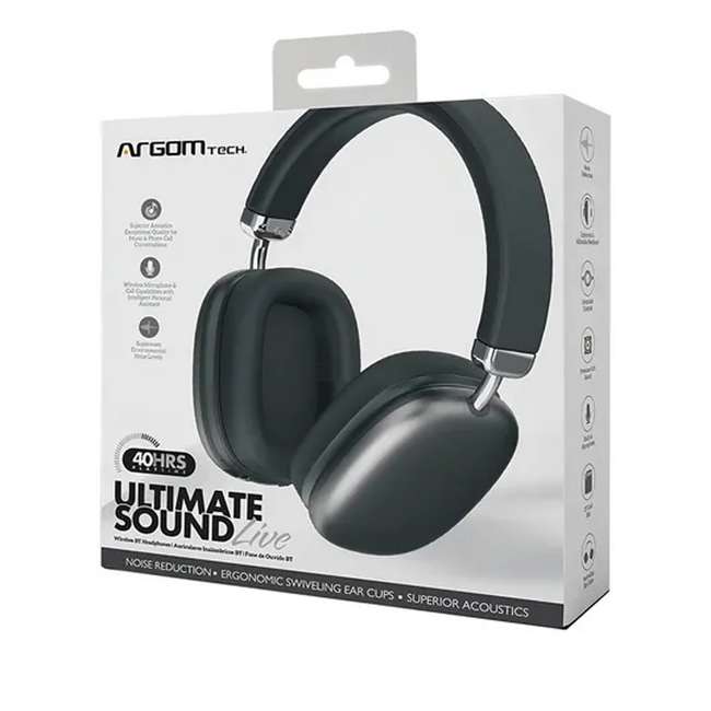 Argom Ultimate Sound BT Headset ARG-HS-2553BK
