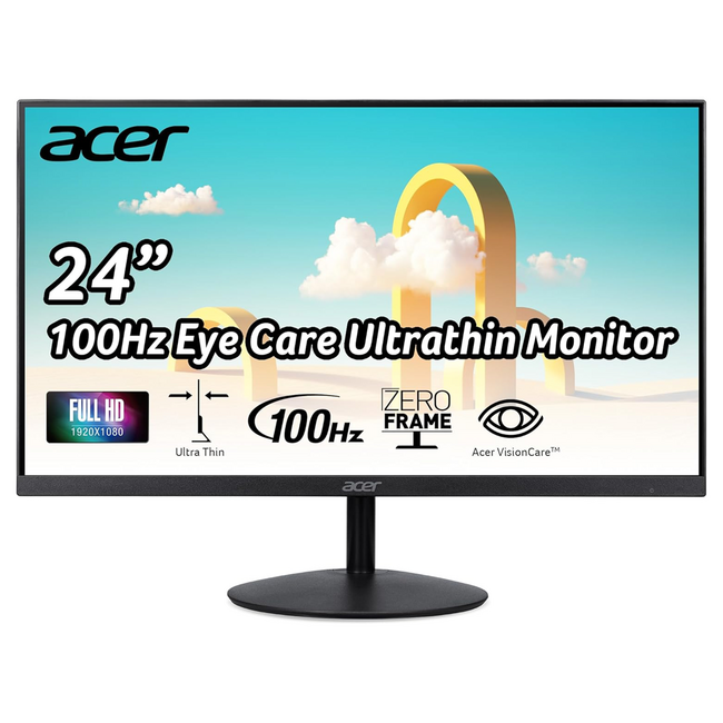 Acer 24" FHD 100Hz Ultra Thin Monitor SB242Y