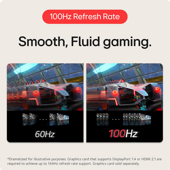 LG 32" Curved Monitor 100Hz AMD FreeSync 32MR50C-B