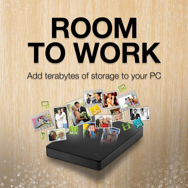 Seagate 1TB Portable External Hard Drive STGX1000400