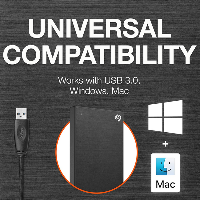 Seagate 2TB External Hard Drive One Touch With Encryption