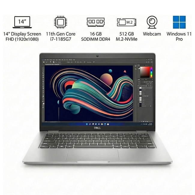 Dell Latitude 5420 Core™ i7-1185G7 512G SSD 16GB 14" (1920x1080) Touchscreen Win10 Pro Gray Backlit Keyboard