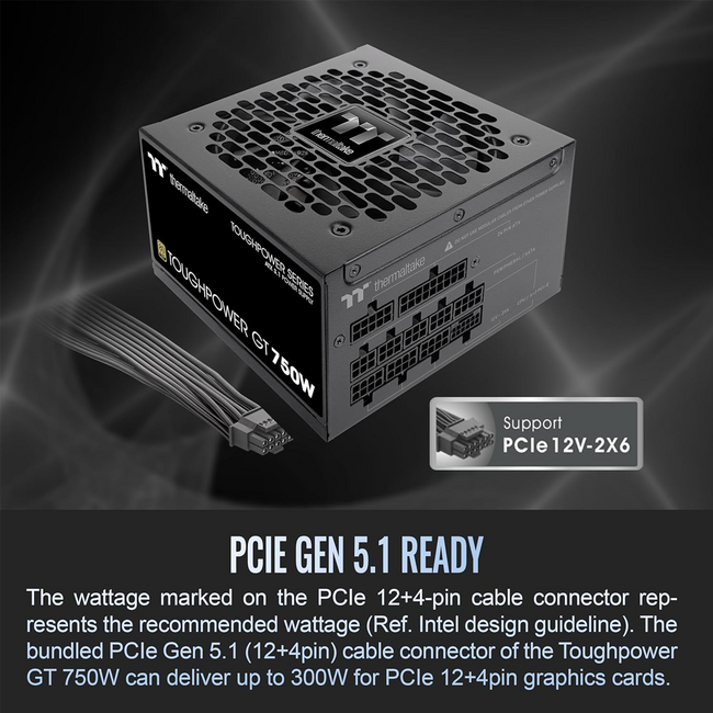 Thermaltake Tough Power GT 750w 80 Plus Gold PS-TPT-0750FNFAGU-3