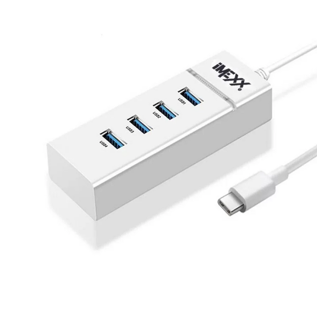 IMEXX USB HUB Type C - (M) x4 USB 3.0 (F) IME-35140