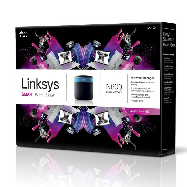 Linksys EA2700-BR Dual-Band N600 Router with Gigabit Ethernet