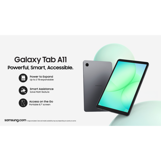 Samsung Galaxy Tab A11 4/64GB Wi-fi Gray 8.7in 8MP (SM-X133)