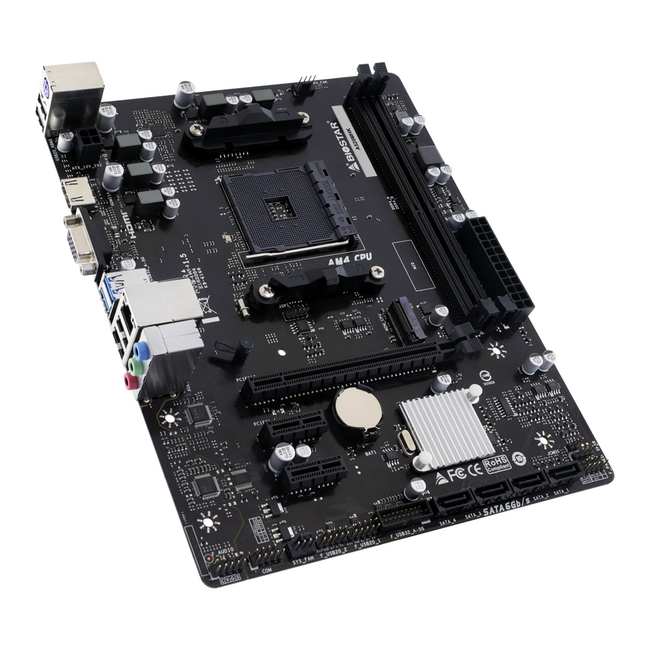 Biostar AMD A520 AM4 DDR4 up to 64GB mATX PCIe