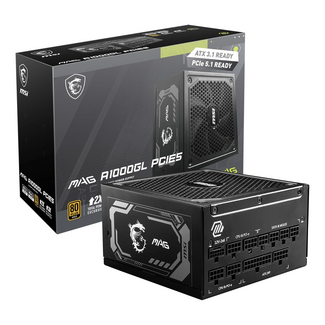 MSI MSI 1000W Power Supply MAG A1000GLS 80 Plus Gold