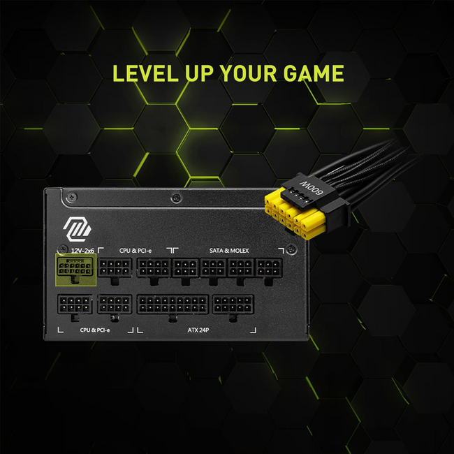 MSI 1000W Power Supply MAG A1000GLS 80 Plus Gold