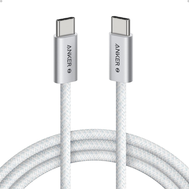 Anker Zolo USB-C to USB-C Cable 240W White A8060H22