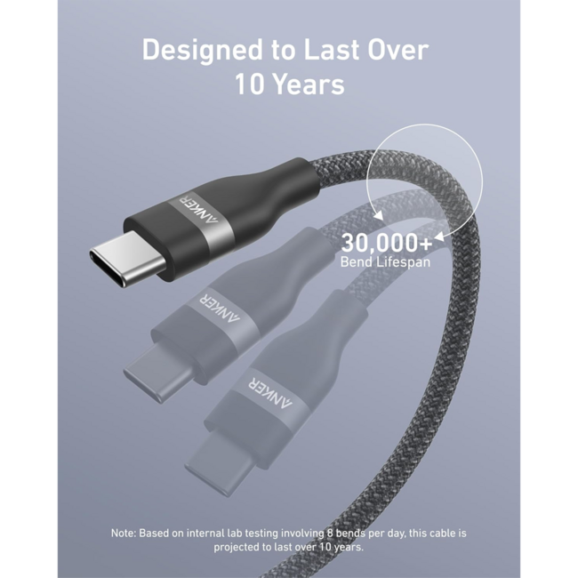 Anker Braided USB-C to USB-C Cable 240W  A82E2H21