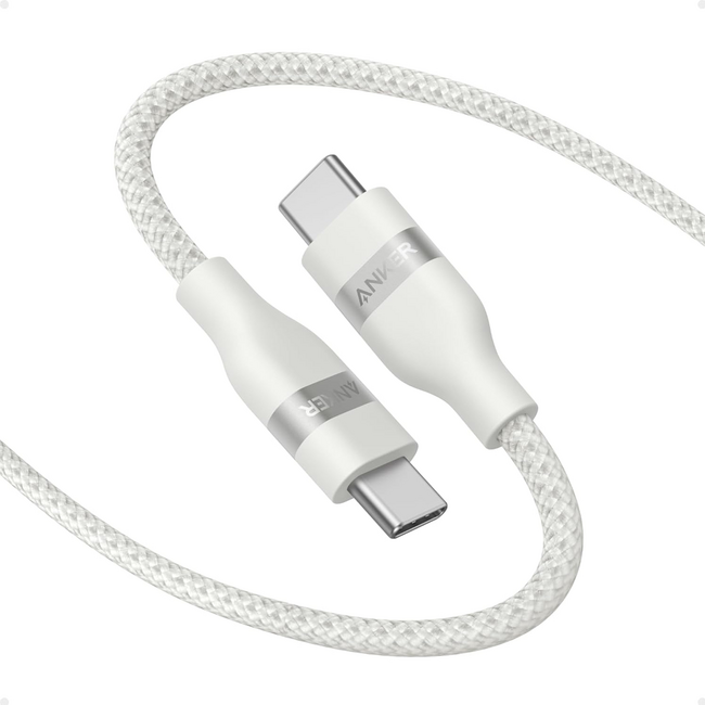 Anker Braided USB-C to USB-C Cable 240W White A82E2H22