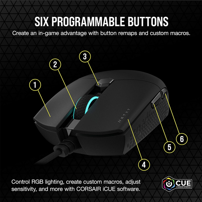 Corsair Gaming Mouse Katar PRO XT Black