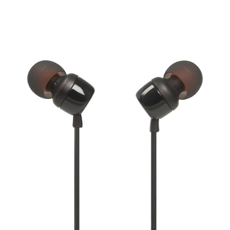 JBL JBL T110 Black In-Ear Earphones JBLT110BLKAME