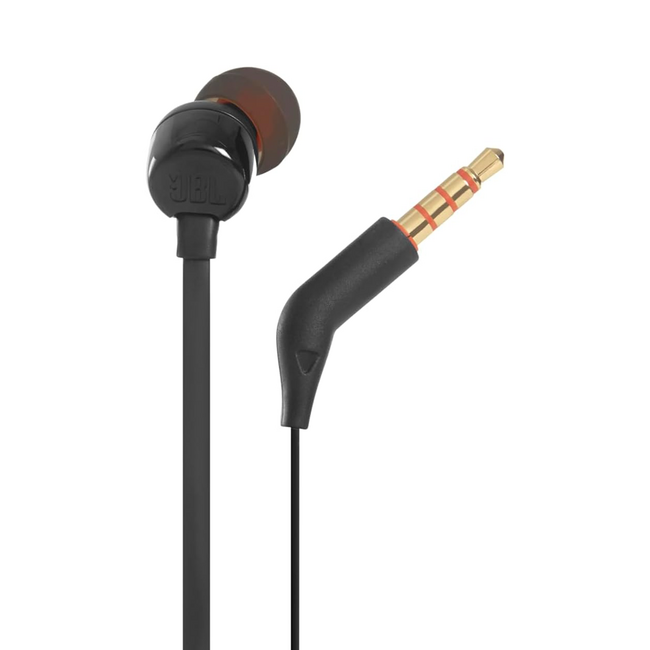 JBL T110 Black In-Ear Earphones JBLT110BLKAME