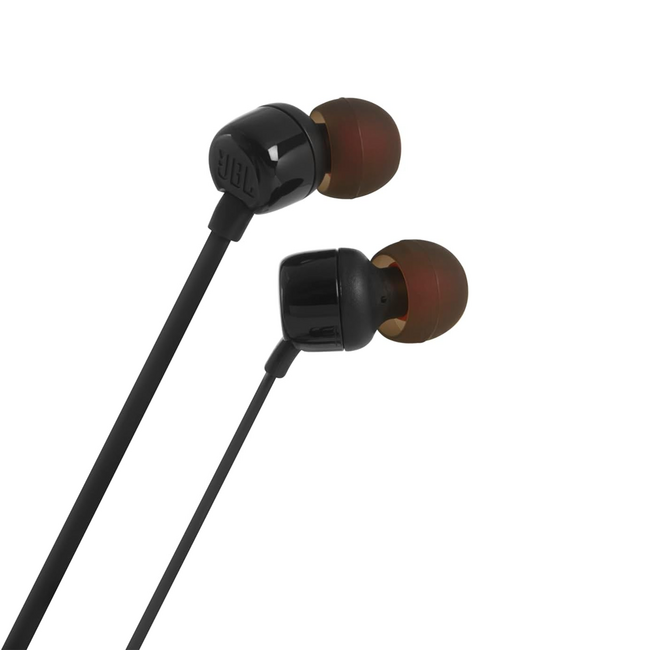 JBL T110 Black In-Ear Earphones JBLT110BLKAME