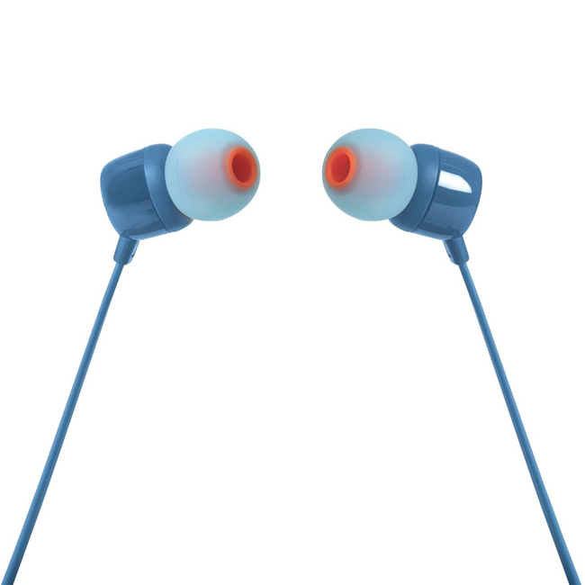 JBL T110 Blue In-Ear Earphones JBLT110BLUAME