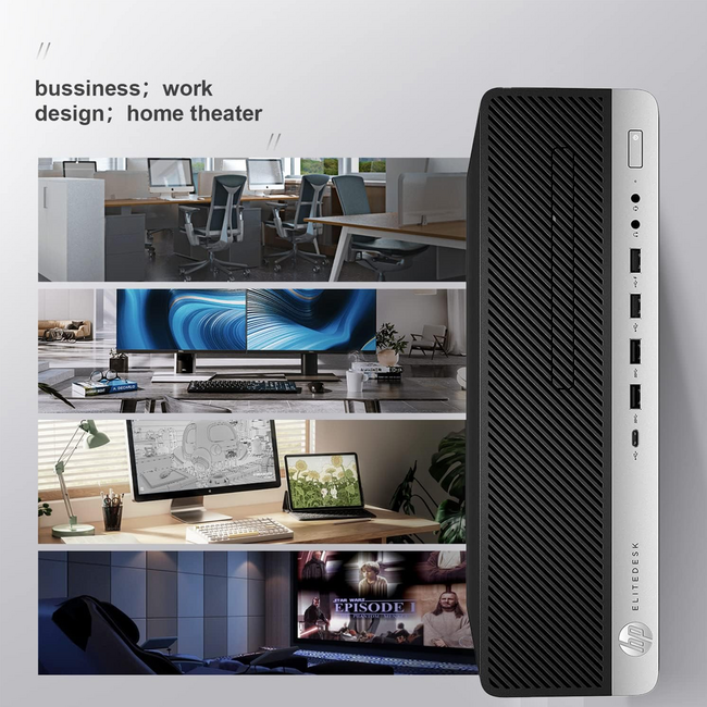 HP 800 EliteDesk G3 SFF i7-7700 3.6Ghz 16GB 256GB SSD Win 11 Pro F.R.