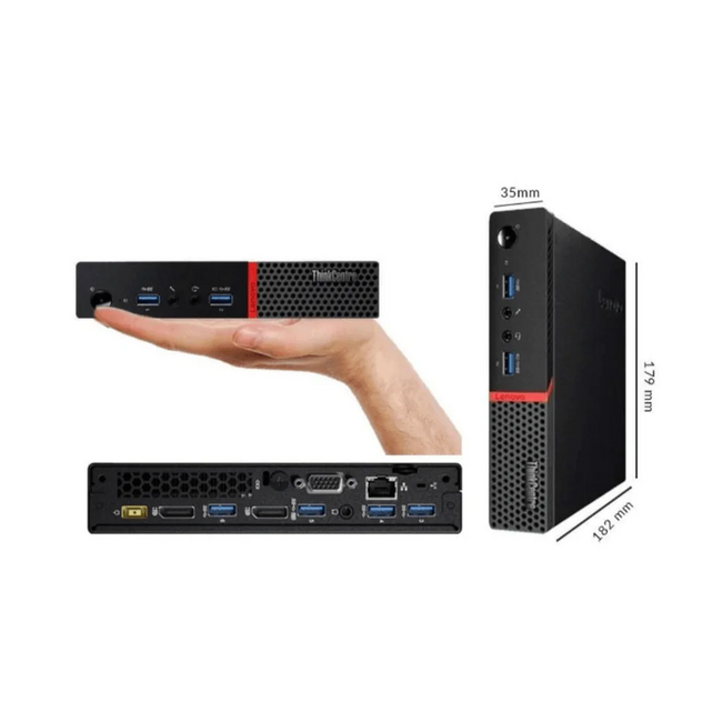 Lenovo M720q Tiny i5-8500 16GB 240GB SSD Windows 11 Pro F.R.