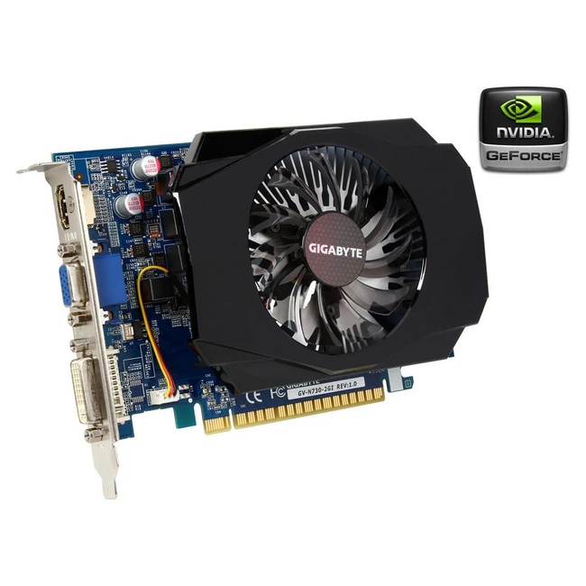 GIGABYTE GeForce GT 730 2GB DDR3 PCI Express 2.0 Graphics Card GV-N730-2GI F.R.