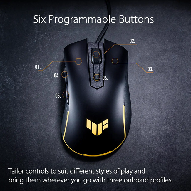 ASUS TUF Gaming M3 Gen II Ultralight 59-gram wired gaming mouse