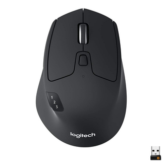 Logitech Logitech M720 Triathlon Multi-Device Wireless Mouse, Bluetooth 910-006036