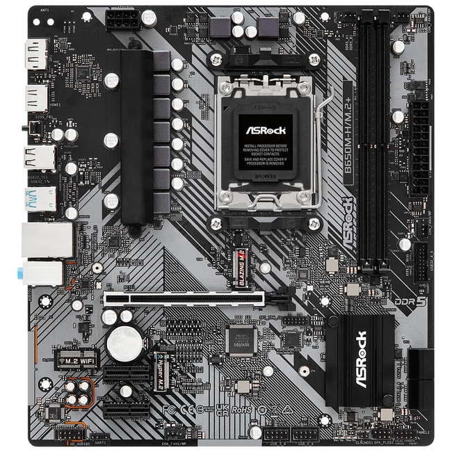 ASRock B650M-HM.2+ AMD AM5 Micro-ATX Motherboard