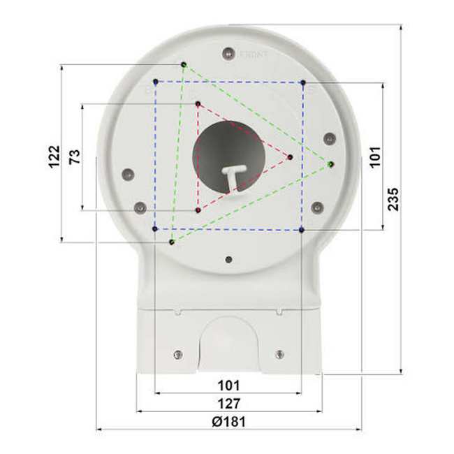 Dahua Camera Bracket Max 7" Diameter Cameras  DH-PFB211WA