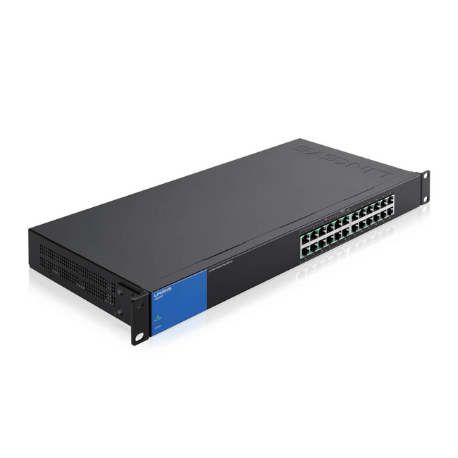 Linksys 24Port Gigabit POE+ Switch LGS124P