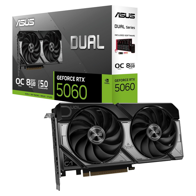Asus DUAL GeForce RTX 5060 8GB GDDR7 OC