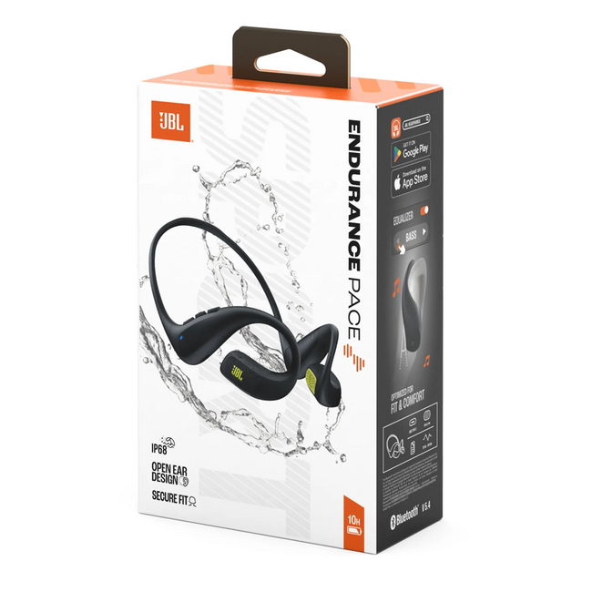 JBL Endurance PACE Bluetooth sports OpenSound Earbuds - Black