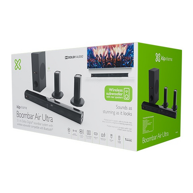Klipx Soundbar 5.1ch Wireless Subwoofer KSB-600