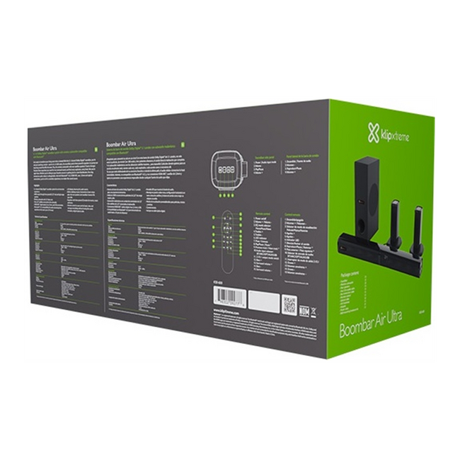 Klipx Soundbar 5.1ch Wireless Subwoofer KSB-600
