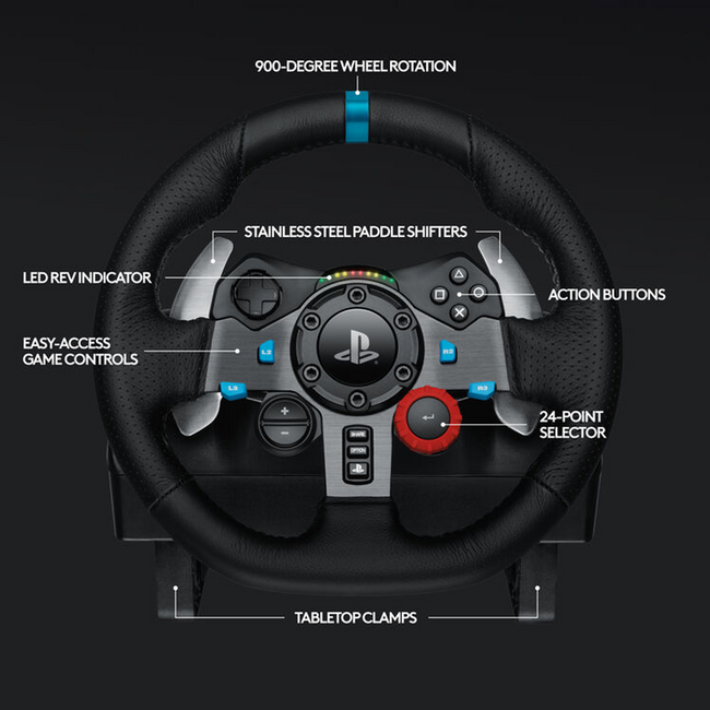 Logitech G29 Force Racing Wheel of Playstation 941-000111