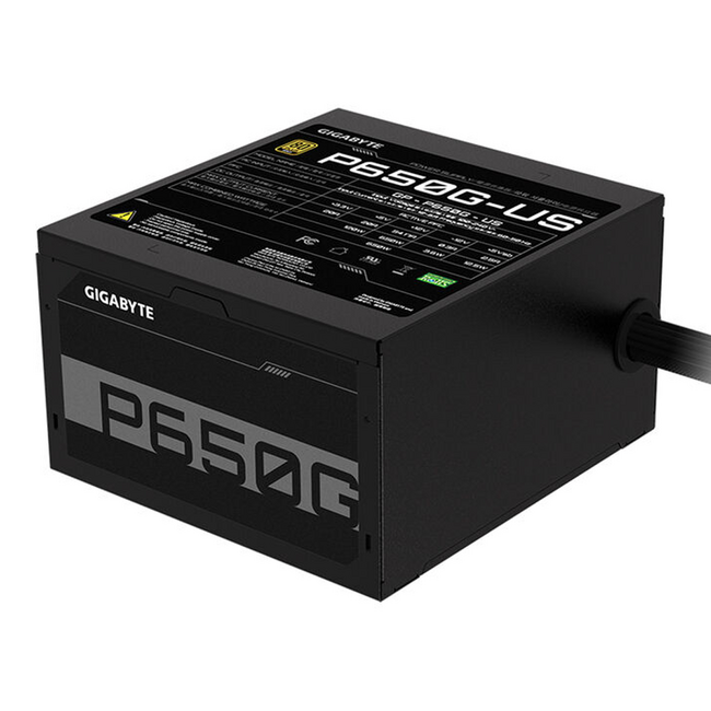 Gigabyte 650W Power Supply 80 Plus Gold GP-P650G PG5 GUS1