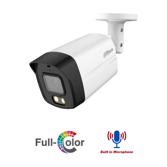 DAHUA DAHUA 5mp Bullet Full Colour Camera With MIC IP67 40M IR DH-HAC-HFW1509TLMN-IL-A