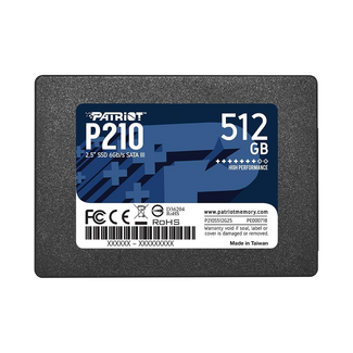 PATRIOT Patriot 512GB SSD 2.5" Hard Drive P210