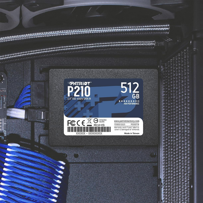 Patriot 512GB SSD 2.5" Hard Drive P210