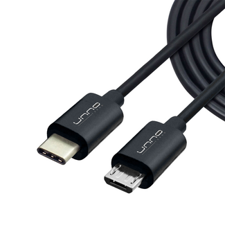 UNNO UNNO Cable Type-C to Micro USB 1.5m / 5ft - CB4058BK