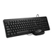 UNNO UNNO Keyboard & Mouse Combo Klass USB English - KB6726BK