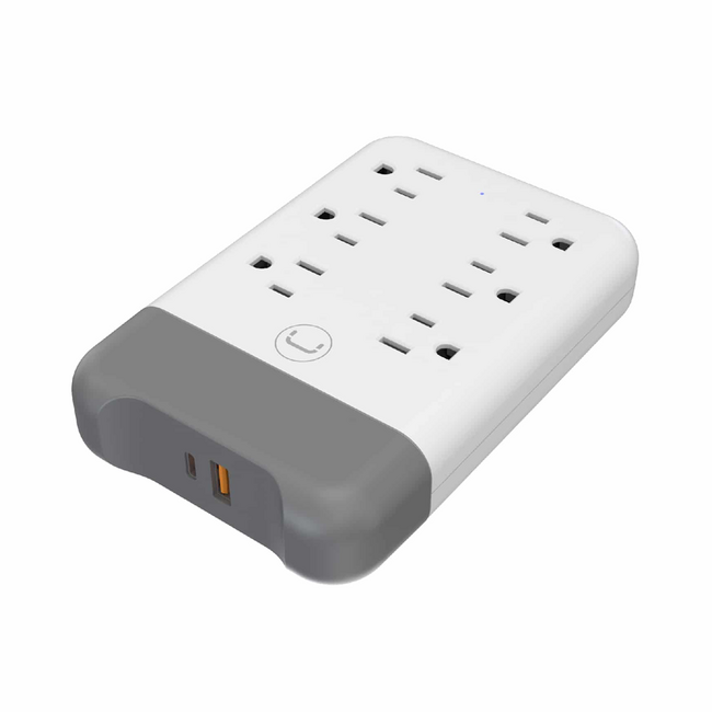 UNNO PowerPod 6-in-1 Wall Tap PD20W Fast Charging A&C - PW5084WT