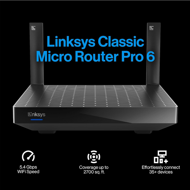 Linksys Mesh Router WIFI 6 AX5400 Gigabit LN3121-LA