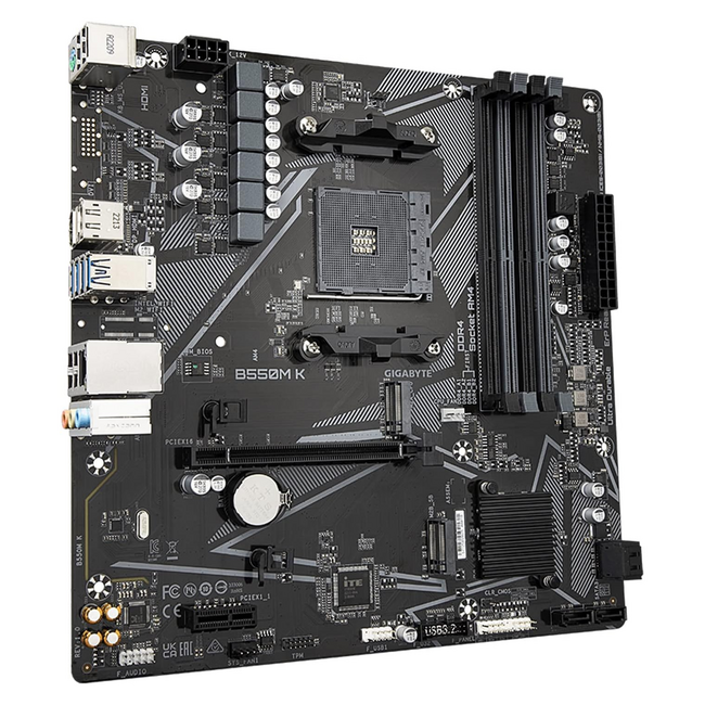 Gigabyte B550M K Ryzen Motherboard AM4 DDR4