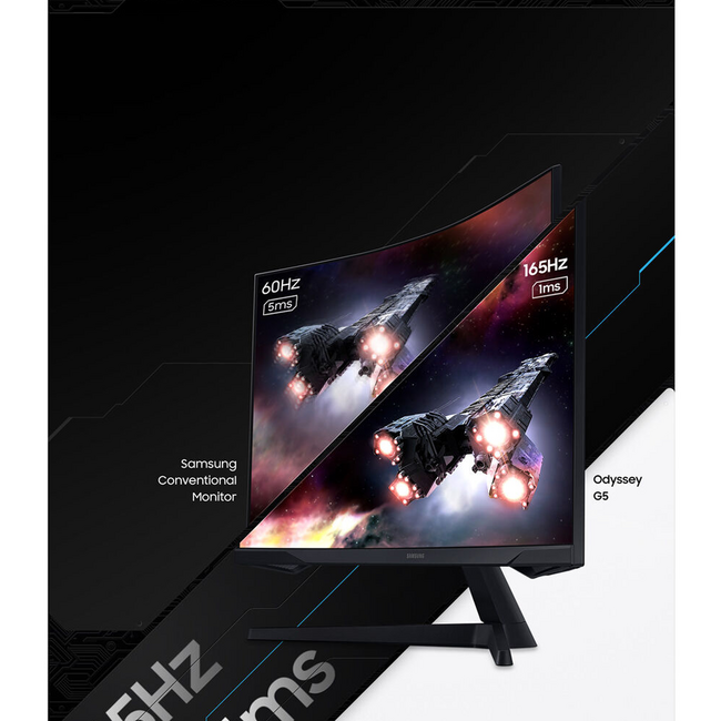Samsung 32" Odyssey G5 Curved Gaming Monitor HDMI DP