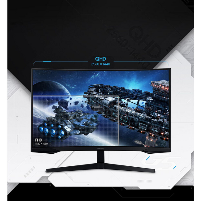 Samsung 32" Odyssey G5 Curved Gaming Monitor HDMI DP