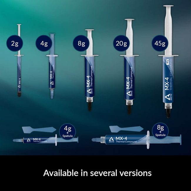 ARCTIC MX-4 (incl. Spatula, 8 g) - Premium Performance Thermal Paste