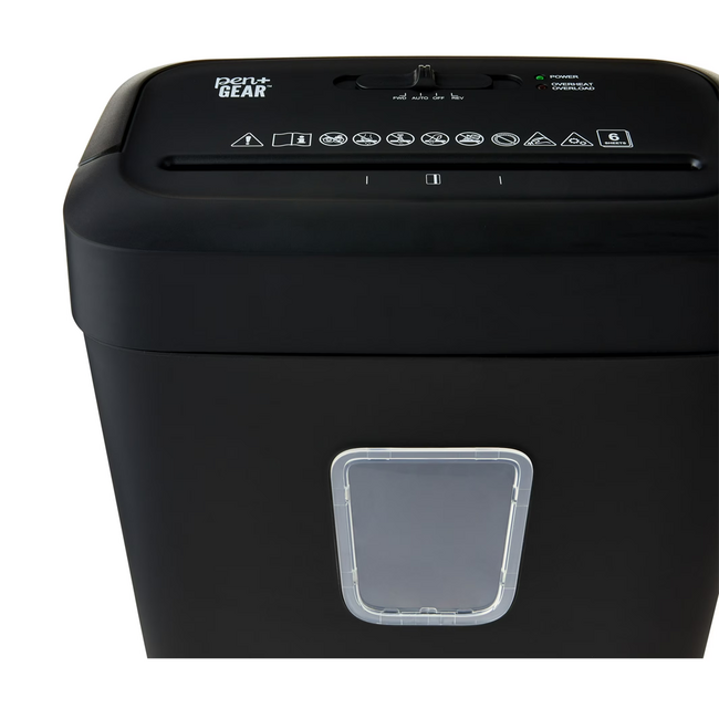 Pen Gear 6-Sheet Cross Cut Shredder