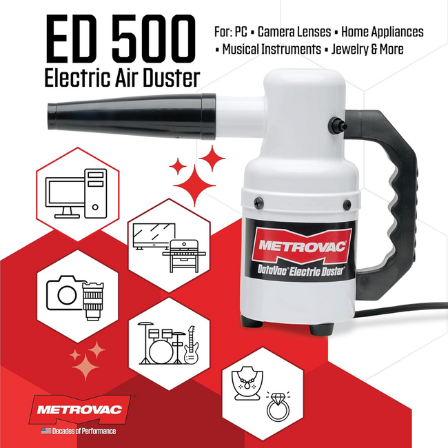 METROVAC DataVac Electric Computer Duster Powerful